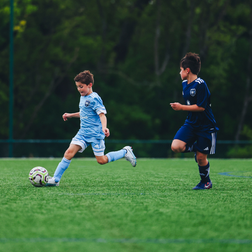 sporting city players during game